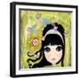 Big Eyed Girl Missing You-Wyanne-Framed Giclee Print