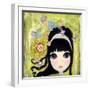 Big Eyed Girl Missing You-Wyanne-Framed Giclee Print