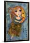 Big Eyed Girl Moon Love-Wyanne-Framed Giclee Print