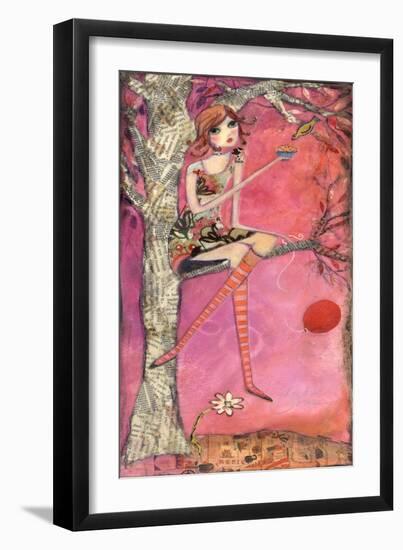 Big Eyed Girl Muffin Tree-Wyanne-Framed Giclee Print