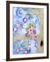 Big Eyed Girl Night Owls-Wyanne-Framed Giclee Print