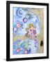 Big Eyed Girl Night Owls-Wyanne-Framed Giclee Print