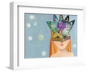 Big Eyed Girl No One Can Ever Know-Wyanne-Framed Giclee Print