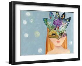 Big Eyed Girl No One Can Ever Know-Wyanne-Framed Giclee Print