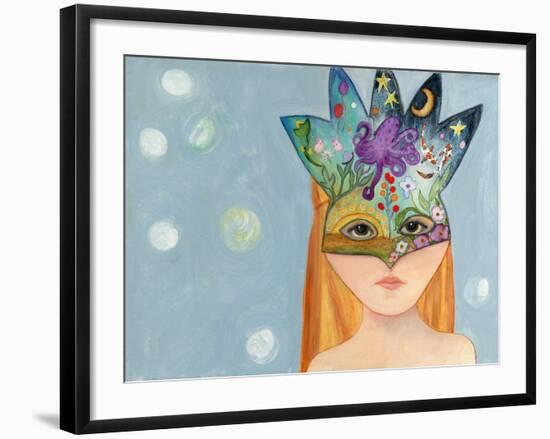 Big Eyed Girl No One Can Ever Know-Wyanne-Framed Giclee Print