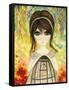 Big Eyed Girl Not Today-Wyanne-Framed Stretched Canvas