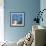Big Eyed Girl Ocean Blue-Wyanne-Framed Premium Giclee Print displayed on a wall