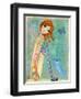 Big Eyed Girl Play Nice-Wyanne-Framed Giclee Print