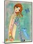 Big Eyed Girl Play Nice-Wyanne-Mounted Giclee Print