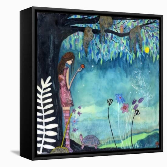 Big Eyed Girl Release-Wyanne-Framed Stretched Canvas