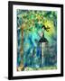 Big Eyed Girl Second Thoughts-Wyanne-Framed Giclee Print