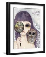 Big Eyed Girl See-Wyanne-Framed Giclee Print