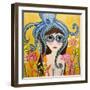 Big Eyed Girl She Can See Clearly Now-Wyanne-Framed Giclee Print