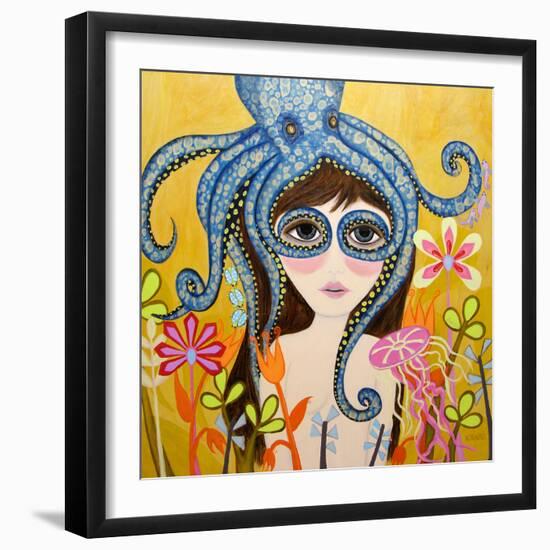 Big Eyed Girl She Can See Clearly Now-Wyanne-Framed Giclee Print