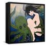 Big Eyed Girl She Wants to See New Things-Wyanne-Framed Stretched Canvas