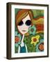 Big Eyed Girl Shine-Wyanne-Framed Giclee Print