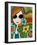 Big Eyed Girl Shine-Wyanne-Framed Giclee Print