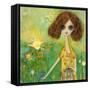 Big Eyed Girl Should You Stay or Should You Go-Wyanne-Framed Stretched Canvas