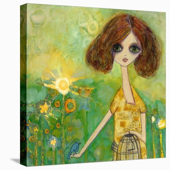 Big Eyed Girl Should You Stay or Should You Go-Wyanne-Stretched Canvas
