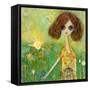 Big Eyed Girl Should You Stay or Should You Go-Wyanne-Framed Stretched Canvas