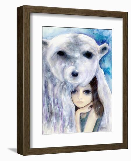 Big Eyed Girl Solitude-Wyanne-Framed Giclee Print