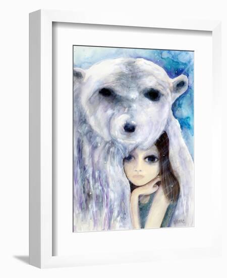 Big Eyed Girl Solitude-Wyanne-Framed Giclee Print