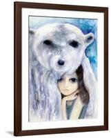 Big Eyed Girl Solitude-Wyanne-Framed Giclee Print