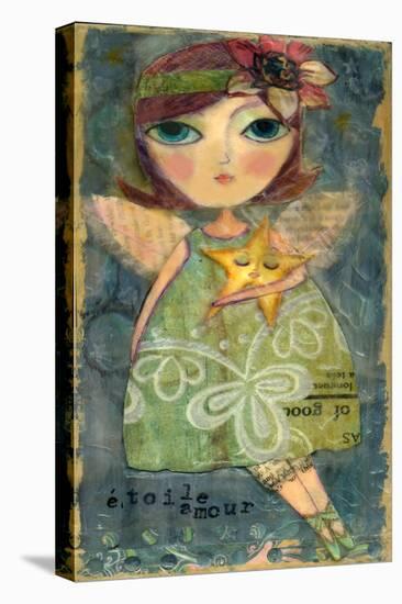 Big Eyed Girl Star Lover Fairy-Wyanne-Stretched Canvas