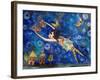 Big Eyed Girl Swept Away-Wyanne-Framed Giclee Print