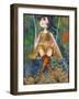 Big Eyed Girl Swing-Wyanne-Framed Giclee Print