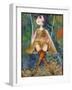 Big Eyed Girl Swing-Wyanne-Framed Giclee Print