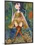 Big Eyed Girl Swing-Wyanne-Mounted Giclee Print