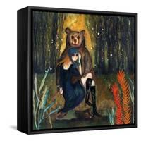 Big Eyed Girl the Wanderer-Wyanne-Framed Stretched Canvas