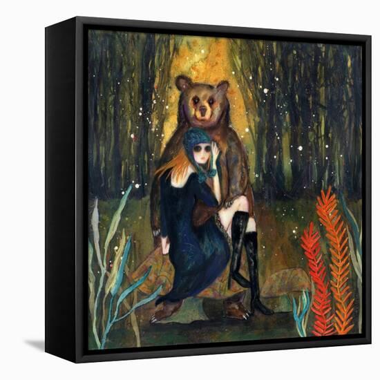 Big Eyed Girl the Wanderer-Wyanne-Framed Stretched Canvas