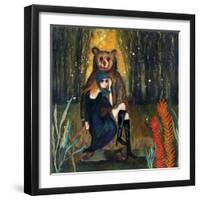 Big Eyed Girl the Wanderer-Wyanne-Framed Giclee Print