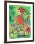 Big Eyed Girl Trust-Wyanne-Framed Giclee Print