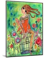 Big Eyed Girl Trust-Wyanne-Mounted Giclee Print