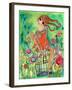 Big Eyed Girl Trust-Wyanne-Framed Giclee Print