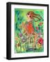 Big Eyed Girl Trust-Wyanne-Framed Giclee Print