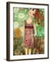 Big Eyed Girl Up-Wyanne-Framed Giclee Print