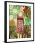 Big Eyed Girl Up-Wyanne-Framed Giclee Print