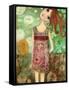 Big Eyed Girl Up-Wyanne-Framed Stretched Canvas