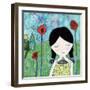 Big Eyed Girl Wish-Wyanne-Framed Giclee Print