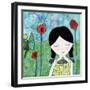 Big Eyed Girl Wish-Wyanne-Framed Giclee Print