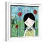 Big Eyed Girl Wish-Wyanne-Framed Giclee Print