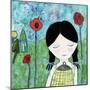 Big Eyed Girl Wish-Wyanne-Mounted Giclee Print