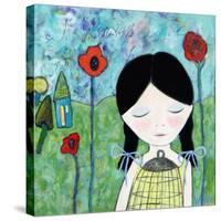 Big Eyed Girl Wish-Wyanne-Stretched Canvas