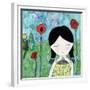 Big Eyed Girl Wish-Wyanne-Framed Giclee Print