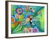 Big Eyed Girls Together Is Better-Wyanne-Framed Giclee Print