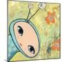 Big Eyed Spacey Girl-Wyanne-Mounted Giclee Print